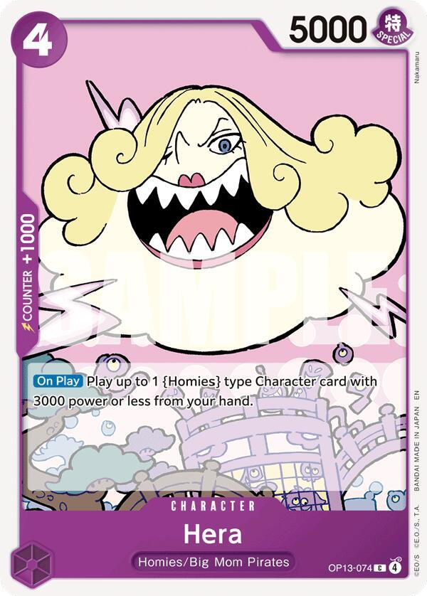 Hera (OP13-074) - Carrying on his Will (Common) [OP13-074] — one-piece card