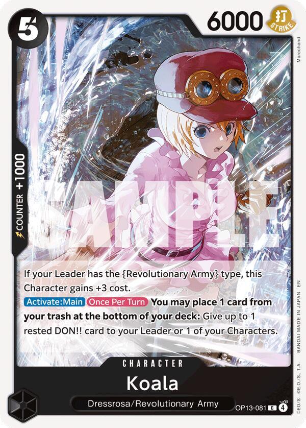 Koala (OP13-081) - Carrying on his Will (Common) [OP13-081] — one-piece card