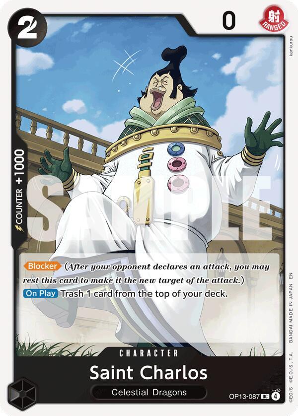 Saint Charlos (OP13-087) - Carrying on his Will (Uncommon) [OP13-087] — one-piece card