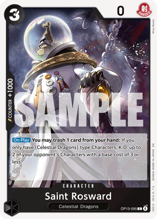 Saint Rosward (OP13-095) - Carrying on his Will (Common) [OP13-095] — one-piece card