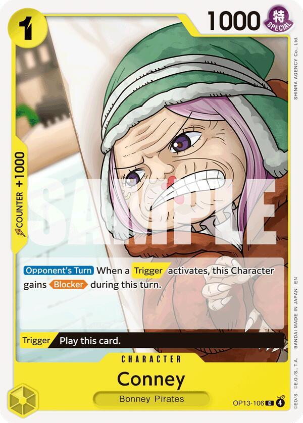 Conney (OP13-106) - Carrying on his Will (Common) [OP13-106] — one-piece card