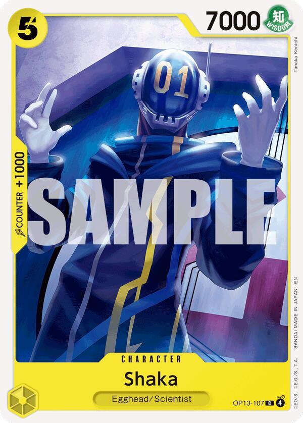 Shaka (OP13-107) - Carrying on his Will (Common) [OP13-107] — one-piece card Immagine principale del prodotto