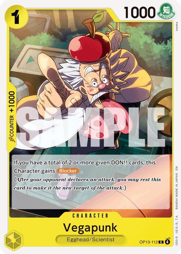 Vegapunk (OP13-112) - Carrying on his Will (Common) [OP13-112] — one-piece card