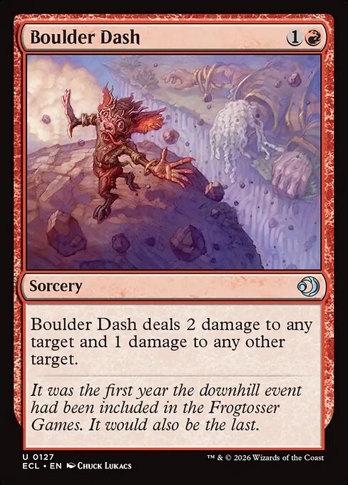 Boulder Dash – Lorwyn Eclipsed (ECL-127) Magic: The Gathering card