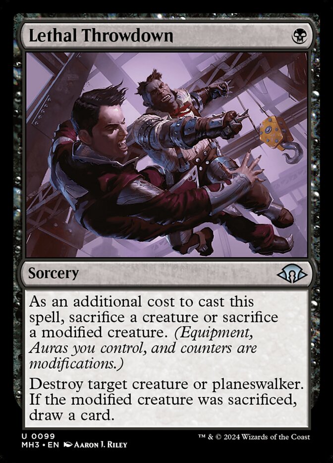 Lethal Throwdown - Modern Horizons 3 (Uncommon) [MH3-99]