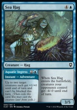 Sea Hag // Aquatic Ingress - Commander Legends: Battle for Baldur's Gate (Common) [CLB-95] Main image