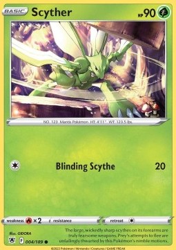 Scyther - Astral Radiance (Common) [ASR-004] Immagine principale del prodotto