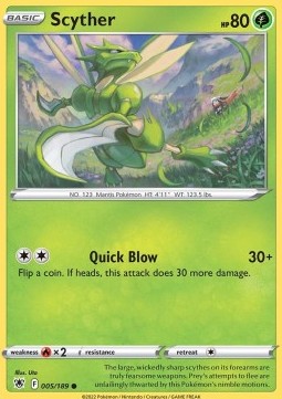 Scyther - Astral Radiance (Common) [ASR-005] Hover Image