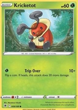 Kricketot - Astral Radiance (Common) [ASR-009] Hover Image