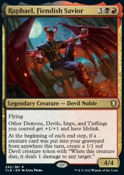 Raphael, Fiendish Savior - Commander Legends: Battle for Baldur's Gate (Rare) [CLB-292] Hauptbild