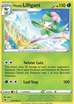 Hisuian Lilligant - Astral Radiance (Holo Rare) [ASR-016] Hover Image