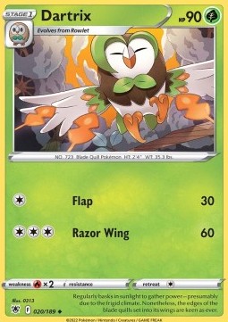 Dartrix - Astral Radiance (Uncommon) [ASR-020] Hover Image