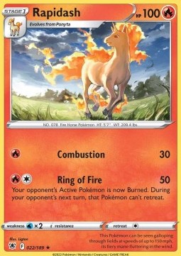 Rapidash - Astral Radiance (Rare) [ASR-022] Hover Image