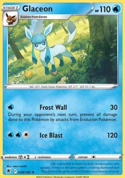 Glaceon - Astral Radiance (Rare) [ASR-038] Main image