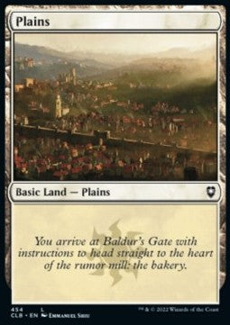 Plains (V.4) - Commander Legends: Battle for Baldur's Gate: Extras (Land) [XCLB-454] Hoofdafbeelding