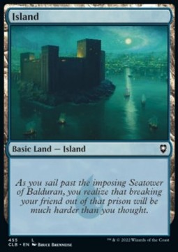 Island (V.1) - Commander Legends: Battle for Baldur's Gate: Extras (Land) [XCLB-455] Main image