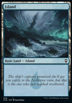 Island (V.4) - Commander Legends: Battle for Baldur's Gate: Extras (Land) [XCLB-458] Hoofdafbeelding