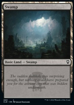 Swamp (V.2) - Commander Legends: Battle for Baldur's Gate: Extras (Land) [XCLB-460] Hoofdafbeelding