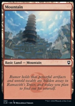 Mountain (V.3) - Commander Legends: Battle for Baldur's Gate: Extras (Land) [XCLB-465] Hoofdafbeelding