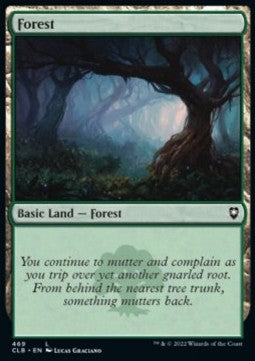 Forest (V.3) - Commander Legends: Battle for Baldur's Gate: Extras (Land) [XCLB-469] Hoofdafbeelding