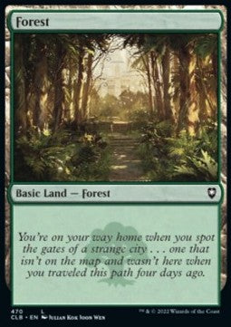 Forest (V.4) - Commander Legends: Battle for Baldur's Gate: Extras (Land) [XCLB-470] Hoofdafbeelding