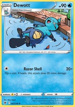 Dewott - Astral Radiance (Uncommon) [ASR-042] Hover Image