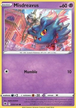 Misdreavus - Astral Radiance (Common) [ASR-058] Hover Image