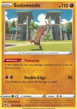 Sudowoodo - Astral Radiance (Common) [ASR-074] Hover Image
