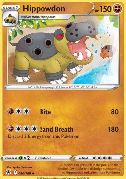 Hippowdon - Astral Radiance (Uncommon) [ASR-080] Hover Image