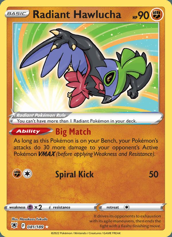Radiant Hawlucha - Astral Radiance (Ultra Rare) [ASR-081] Imagen principal del producto