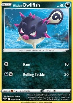 Hisuian Qwilfish - Astral Radiance (Common) [ASR-088] Hover Image