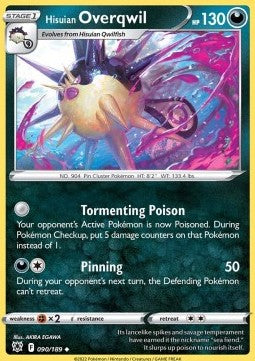 Hisuian Overqwil - Astral Radiance (Uncommon) [ASR-090]