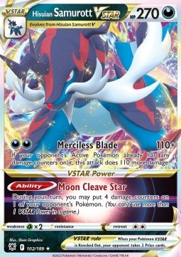 Hisuian Samurott VSTAR - Astral Radiance (Ultra Rare) [ASR-102] Hover Image