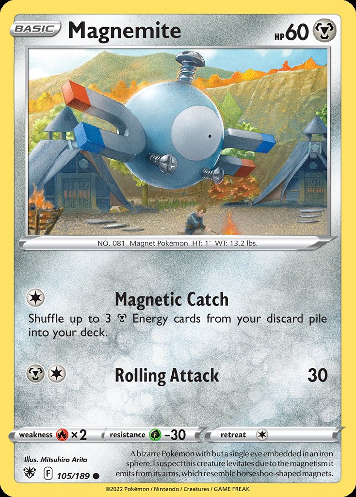 Magnemite - Astral Radiance (Common) [ASR-105] Image principale du produit