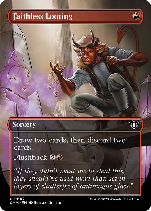 Faithless Looting – Commander Masters (CMM-642) Magic: The Gathering card | LC-REM-20260804-15376408412492-65879a80-b656-412f-8b90-aa6d4f36a43c Main image