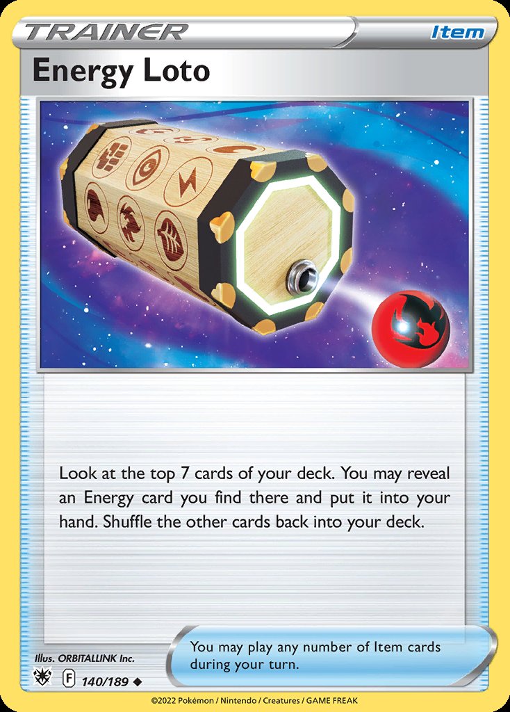 Energy Loto - Astral Radiance (Uncommon) [ASR-140] Immagine principale del prodotto