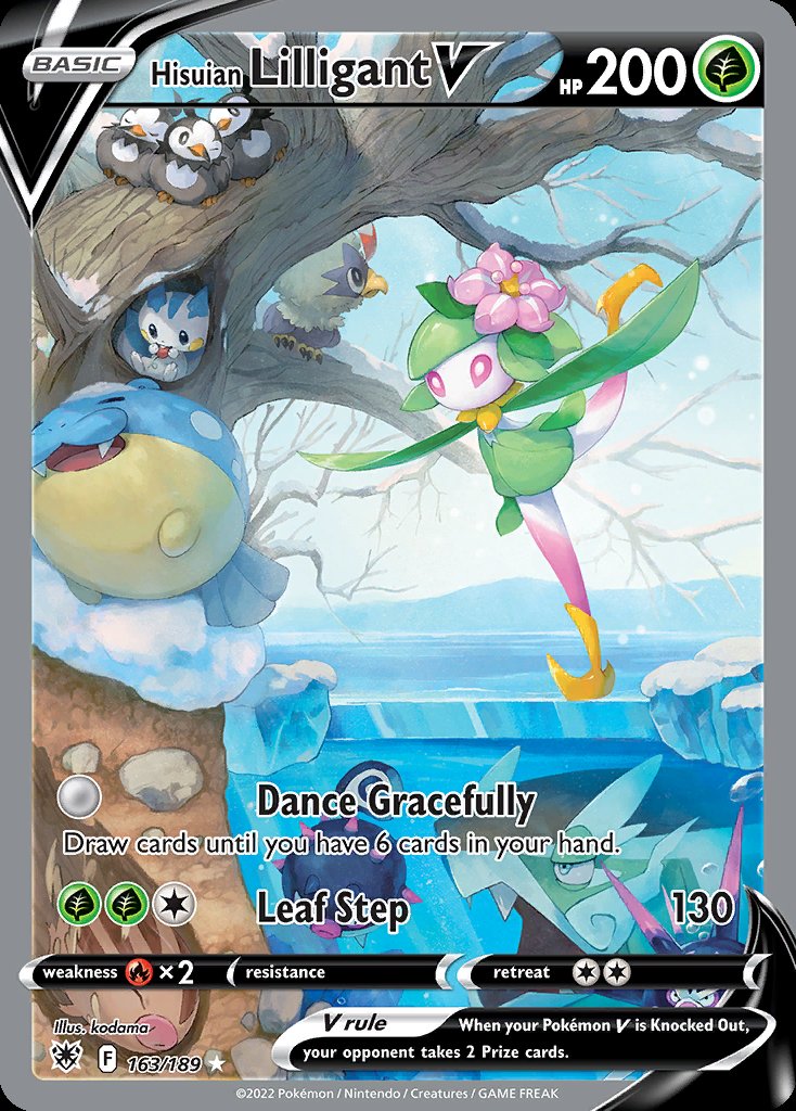 Hisuian Lilligant V - Astral Radiance (Ultra Rare) [ASR-163] Hoofdafbeelding