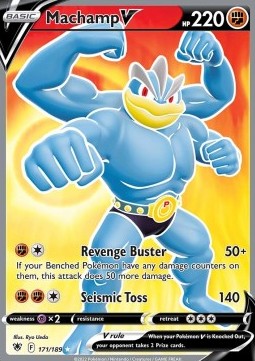 Machamp V - Astral Radiance (Ultra Rare) [ASR-171] Hover Image