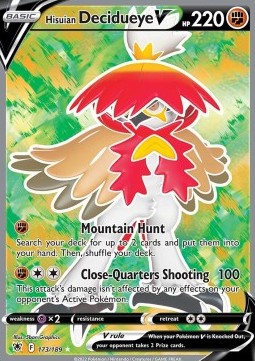Hisuian Decidueye V - Astral Radiance (Ultra Rare) [ASR-173] Hauptbild