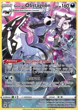 Galarian Obstagoon - Astral Radiance (Holo Rare) [ASR-TG10] Main image