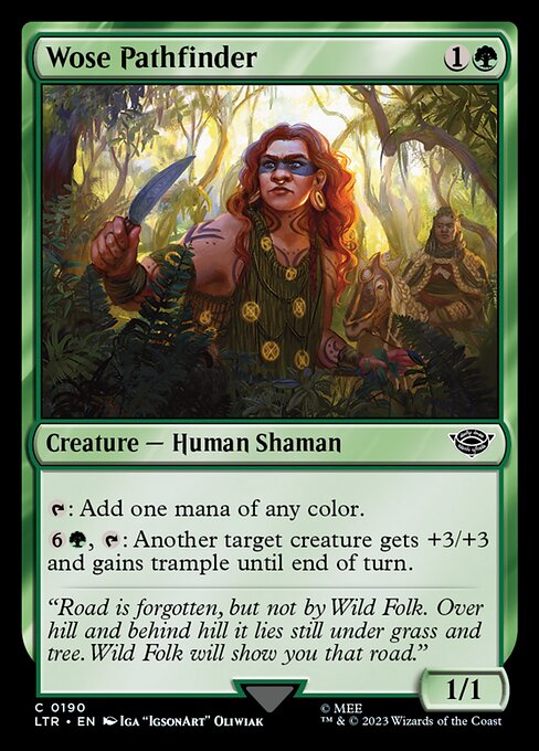 Wose Pathfinder – The Lord of the Rings: Tales of Middle-earth (LTR-190) Magic: The Gathering card | LC-REM-20260804-15150949564748-6589b339-9067-4e9b-bfdb-c49f8b3ef2d4