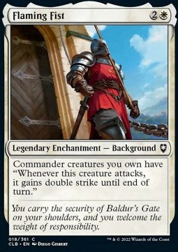 Flaming Fist - Commander Legends: Battle for Baldur's Gate (Common) [CLB-18] Immagine principale del prodotto