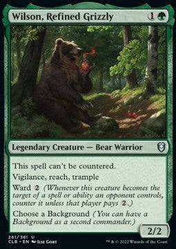 Wilson, Refined Grizzly - Commander Legends: Battle for Baldur's Gate (Uncommon) [CLB-261] Immagine principale del prodotto