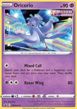 Oricorio - SWSH Black Star Promos (Promo) [SWSH-210] Imagen principal del producto