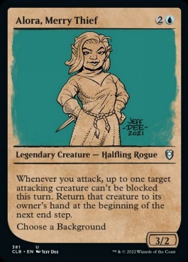 Alora, Merry Thief (V.2) - Commander Legends: Battle for Baldur's Gate: Extras (Uncommon) [XCLB-381] Imagen principal del producto