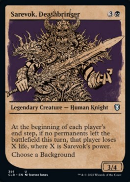 Sarevok, Deathbringer (V.2) - Commander Legends: Battle for Baldur's Gate: Extras (Uncommon) [XCLB-391] Hoofdafbeelding