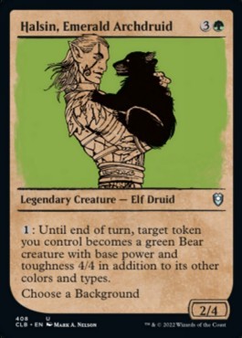 Halsin, Emerald Archdruid (V.2) - Commander Legends: Battle for Baldur's Gate: Extras (Uncommon) [XCLB-408] Imagen principal del producto