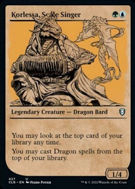 Korlessa, Scale Singer (V.2) - Commander Legends: Battle for Baldur's Gate: Extras (Uncommon) [XCLB-427] Imagen principal del producto