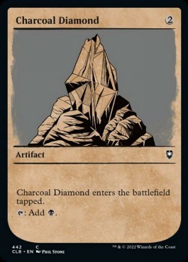 Charcoal Diamond (V.2) - Commander Legends: Battle for Baldur's Gate: Extras (Common) [XCLB-442] Hoofdafbeelding
