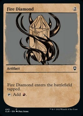 Fire Diamond (V.2) - Commander Legends: Battle for Baldur's Gate: Extras (Common) [XCLB-445] Hoofdafbeelding